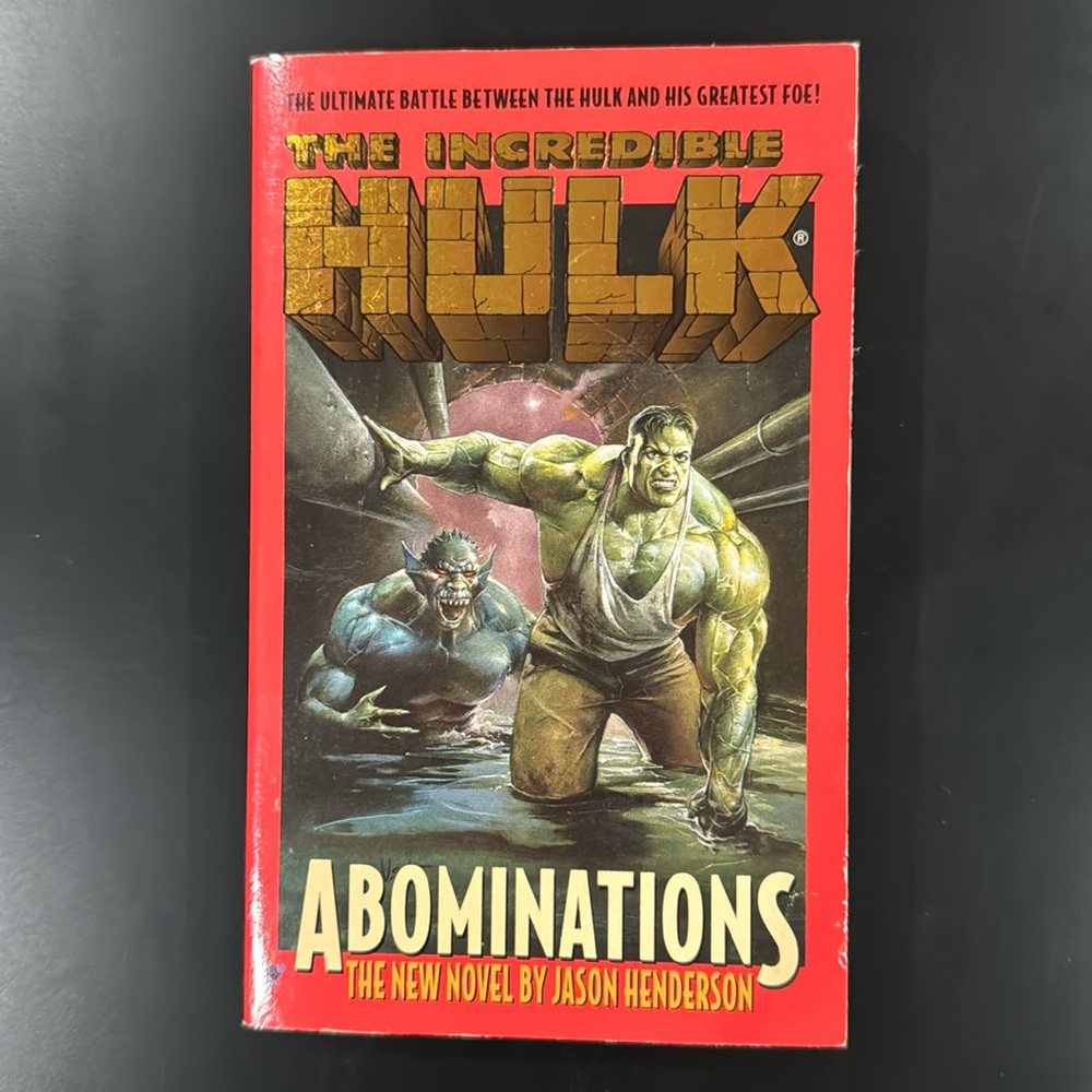 The Incredible Hulk: Abominations by Jason Henderson - Vintage Paperback Novel